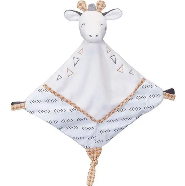  - kenza girafe - plat blanc 25 cm 